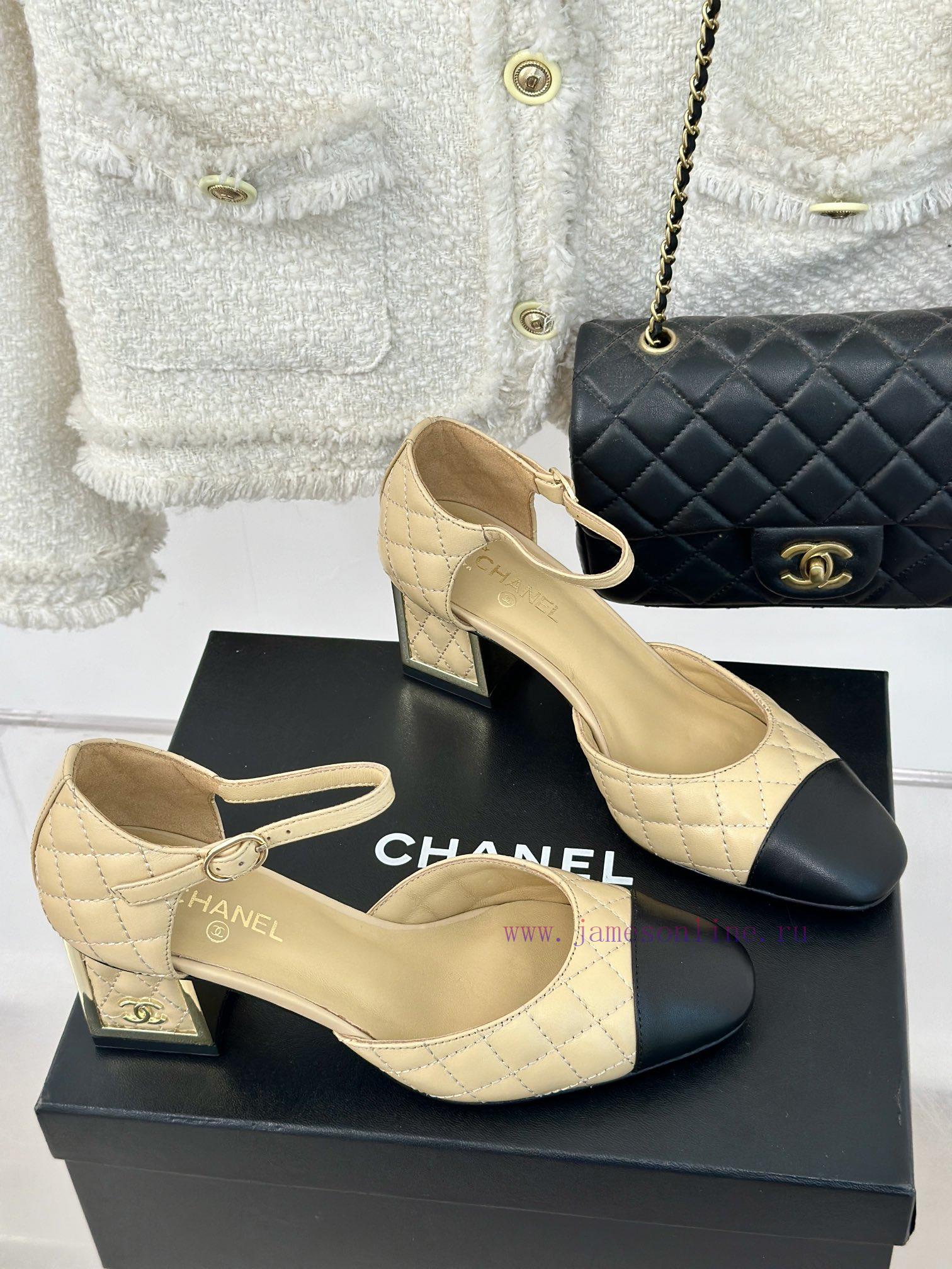 Chanel | Chanel Early Autumn Mary Jane Sandals~Classic Diamond Grid Design With Elegant And Tim ar97bsmb - Image 4