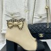 Chanel | Chanel 24P Chain Bow Thick Heel BootsThis Season's Rocket Divine Chanel Classic Bowkno 9bvsxg82