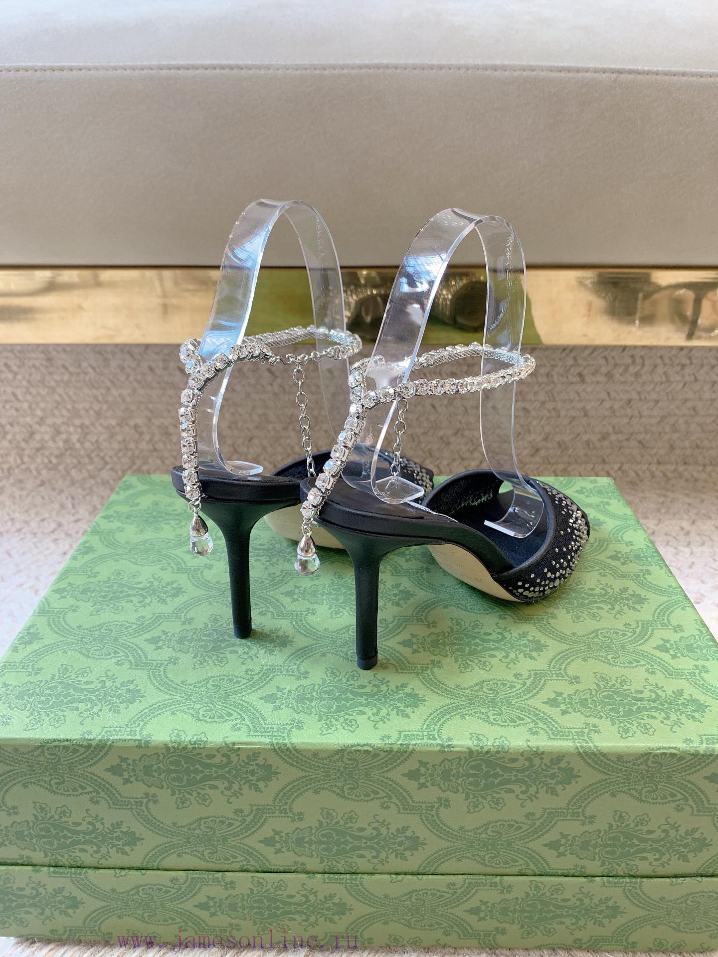Jimmy ChooSS24 New Mesh Diamond SandalsOriginal Last Set Top QualitymaterialImported Custom Mes zqocx334 - Image 10