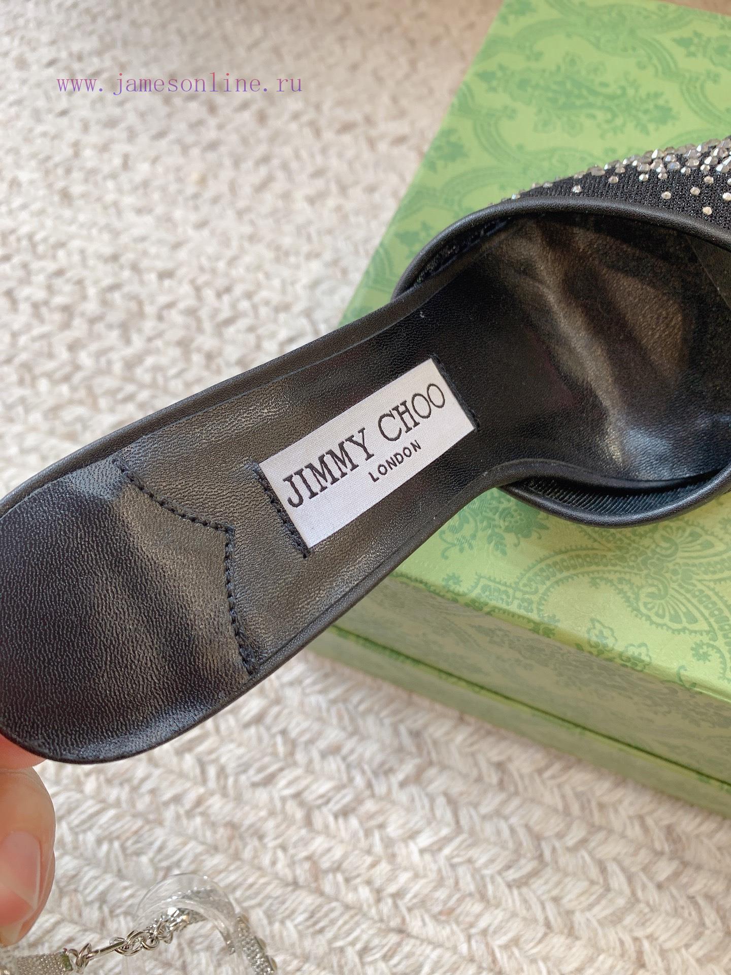 Jimmy ChooSS24 New Mesh Diamond SandalsOriginal Last Set Top QualitymaterialImported Custom Mes zqocx334 - Image 11