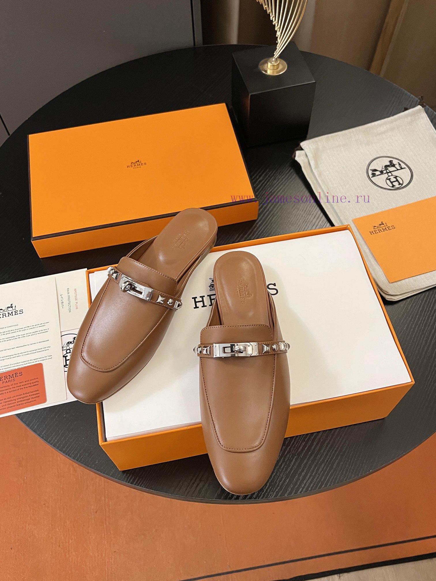 Hermes Classic Kelly Muller Half Drag With A Custom-made Calf Leather Upper And Sheepskin Insol jltxjf6s - Image 11