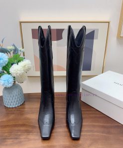 Top Price Niche Fashion Brand Khaite24ss. Embroidered Cat And Ankle Boots In Autumn And Winter imm452mu