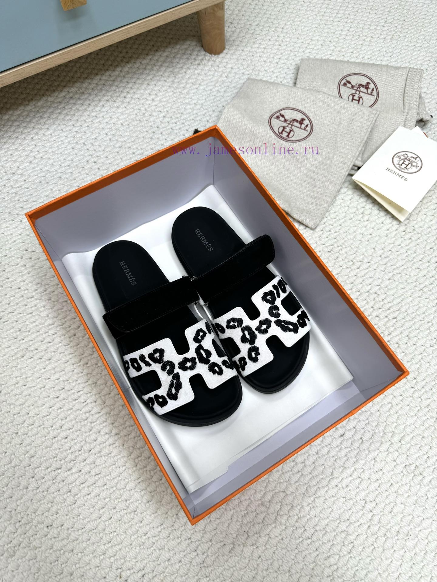 Couple's Second Uncle Panther Leopard Pattern New Color Toe ClipFloating Line 3D TechnologyHerm mk8w6u6g