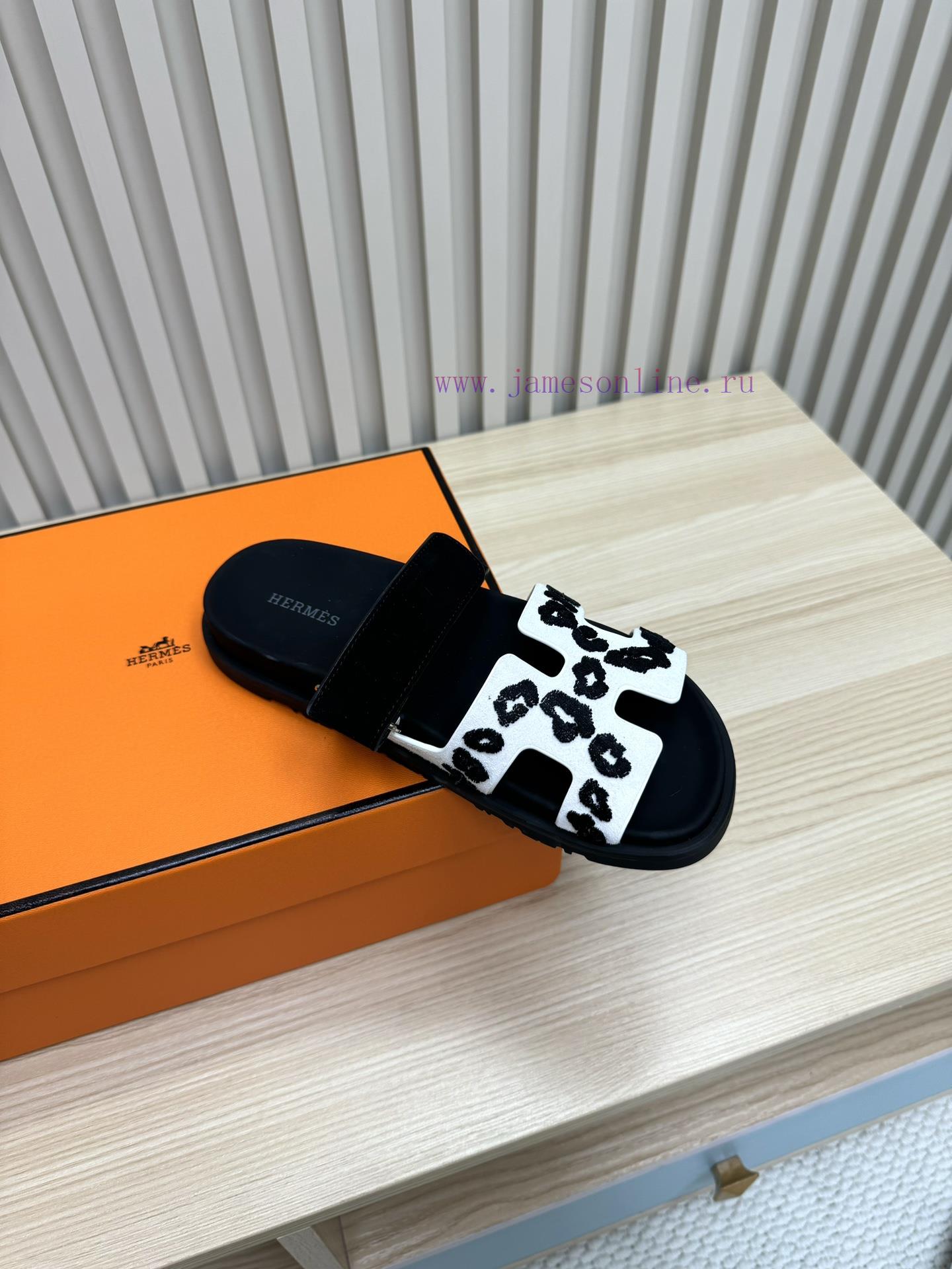 Couple's Second Uncle Panther Leopard Pattern New Color Toe ClipFloating Line 3D TechnologyHerm mk8w6u6g - Image 4