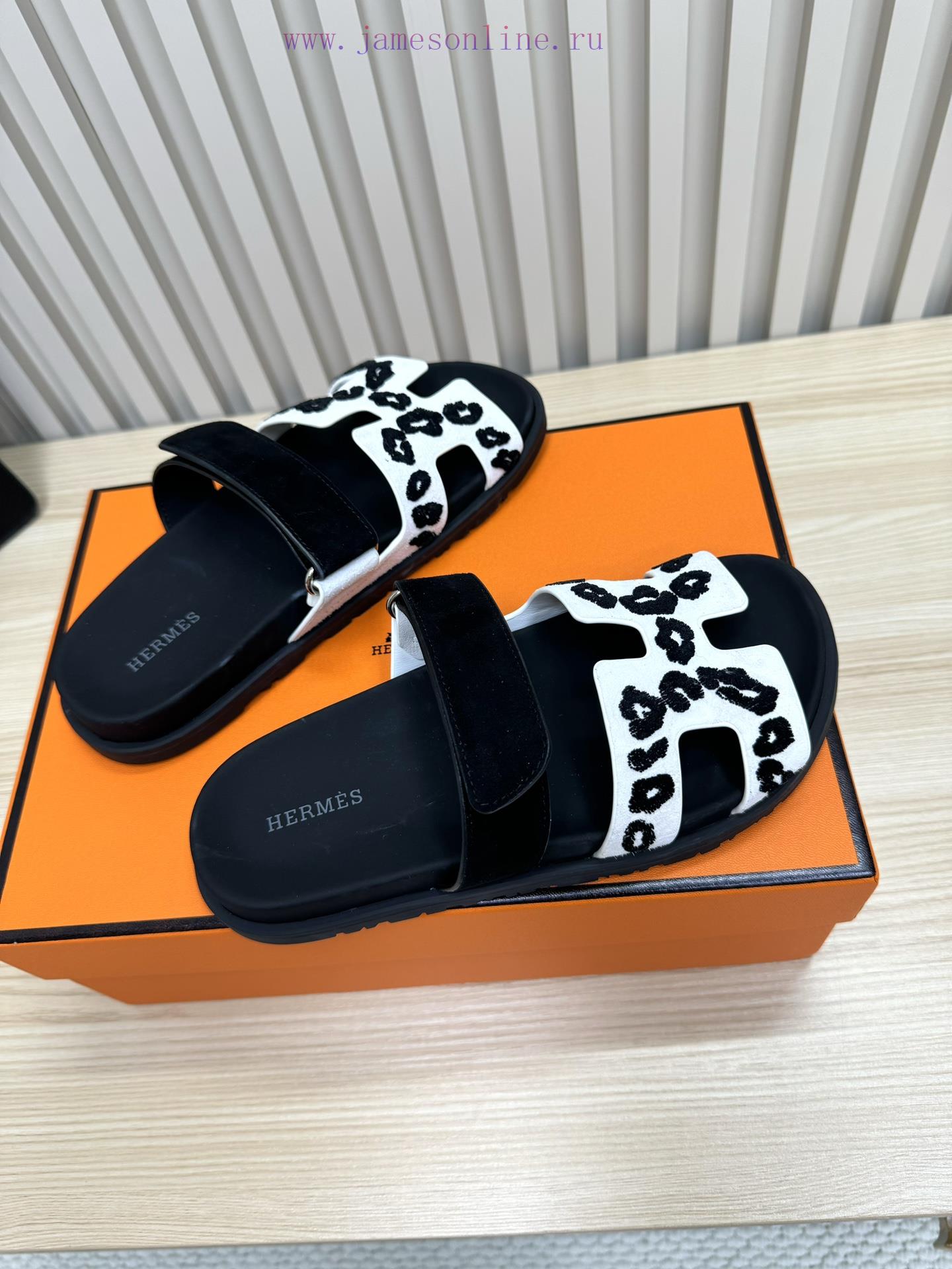 Couple's Second Uncle Panther Leopard Pattern New Color Toe ClipFloating Line 3D TechnologyHerm mk8w6u6g - Image 17