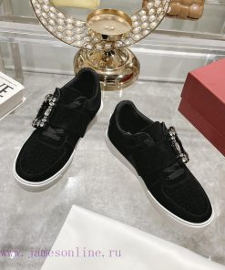 24 New Styles Of Zhou Dongyu~Tang Yan~Linda's Dream Shoes RV Square Button White Shoes Light Sp k5k8wfst