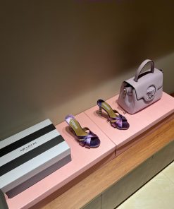 2024 New AQUAZZURA PineappleWater Diamond Gourd And Decorative High Heels2024 Spring/Summer Wat dqrq3bqa