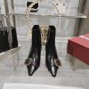 𝐑𝐨𝐠𝐞𝐫𝐕𝐢𝐯𝐢 * 24 New RV Women's Shoes Viv Choc Metal Buckle Thin Heel Short Boots RV's New Boots h1u37kp6