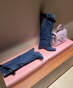 Coperni 24ss Autumn And Winter New Horn Boots With A Unique Heel Design Combined With A Small S uscw0o5b