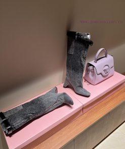 Coperni 23ss Autumn And Winter New Horn Boots With A Unique Heel Design Combined With A Small S 5dv5f0ih