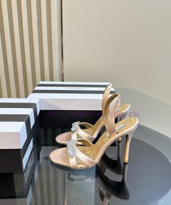 2024 Popular Early Autumn New Item Latest AQUAZURA Big Pineapple Rhinestone High-heeled Sandals 5b45shbo