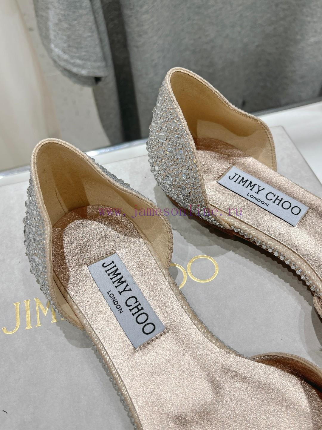 Jimmy CHO Hollow JC/Jimmy Zhou 2024 Summer New Style Simple Pointed Flat Shoes Single ShoesOrig 3jy0l3k9 - Image 16