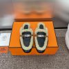 Hermes Autumn And Winter Classic Kelly Buckle OZ Color Blocked Fur One-piece Women's Shoes Herm nkii4wlc