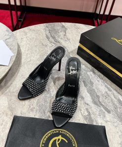 ∙ Mesh Full Diamond Dragging ∙ ꫛꫀ W. ︎️Maison Christian Louboutin Is Made Of White Mesh With A gdqmkm2i