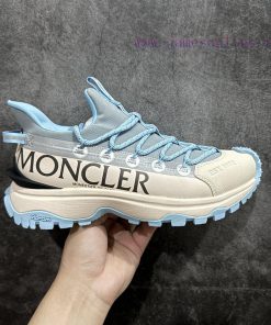 Top Of The Line Moncler Trailgrip Round Toe Lace Up Anti Slip Low Top Sky Blue ️ The Shoe Body v7sbyr16