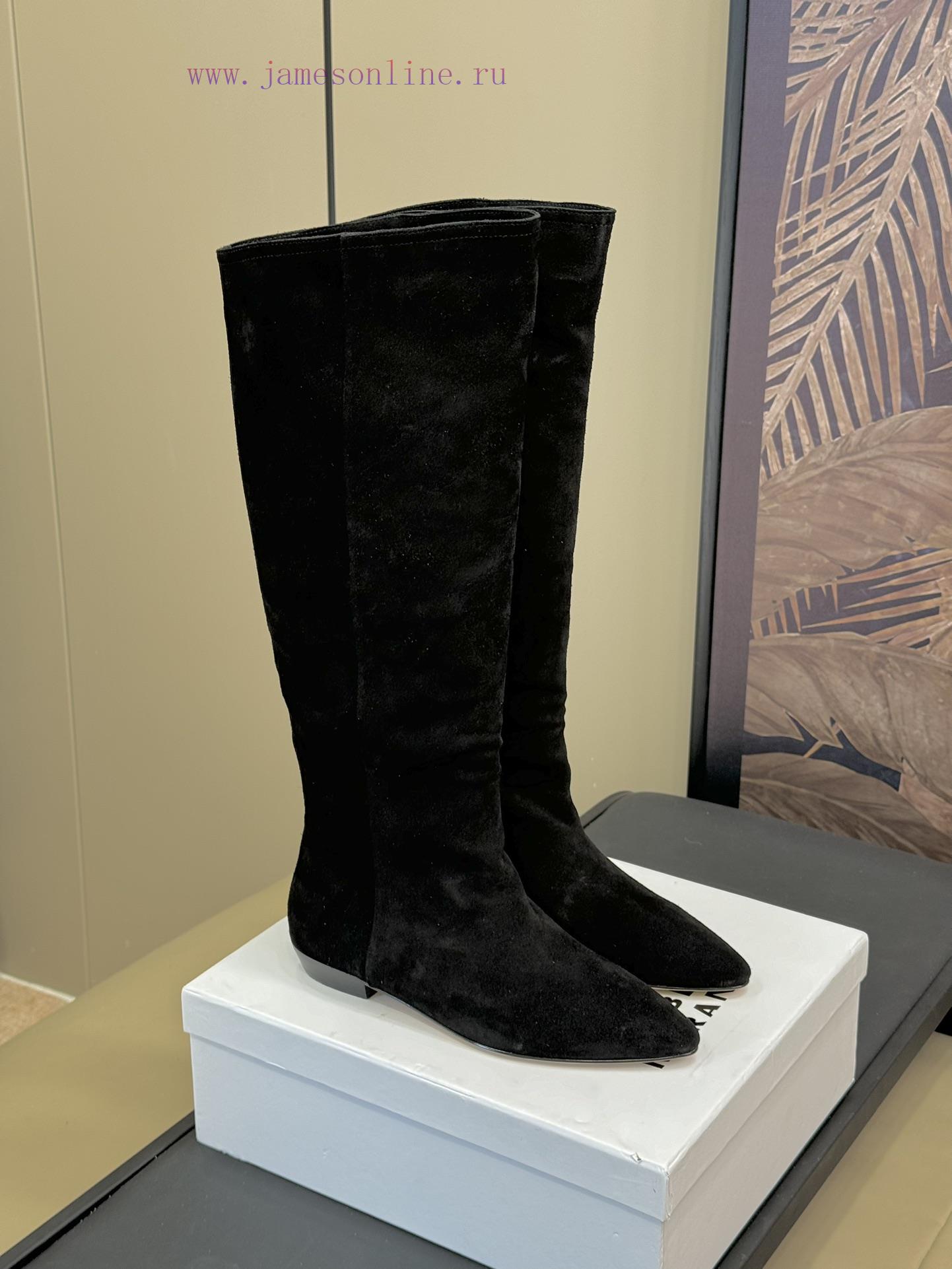 IsabelMarant 24fw New Arrival~IM 24 Autumn/Winter High Boots New ProductSlant Mouth Design With m8lpccyw - Image 2