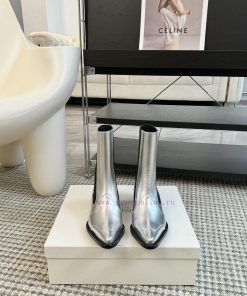 By Far 24ss Autumn And Winter Elastic Short Boots With Thick Heels And Pointed ToesAs The Most iapa7acj