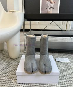 Mm6 * Magira Split Toe Shoes Tabi Thick Soled Hairy Shoes For Women In Autumn And Winter Wearin 3wckoyvc