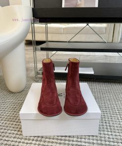 The Row Can Series Flat Bottomed Round Toe Short BootsThe Canel Series Flat Shoes Are Believed 61z2h9cf