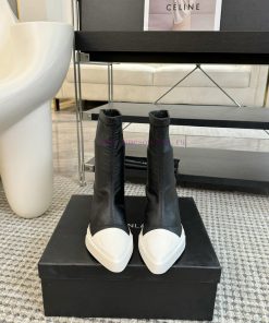 DYMONLATRY Niche Designer's New Pointed Short BootsHeight Increase Within 3cm Easy Elongation R uko73gca