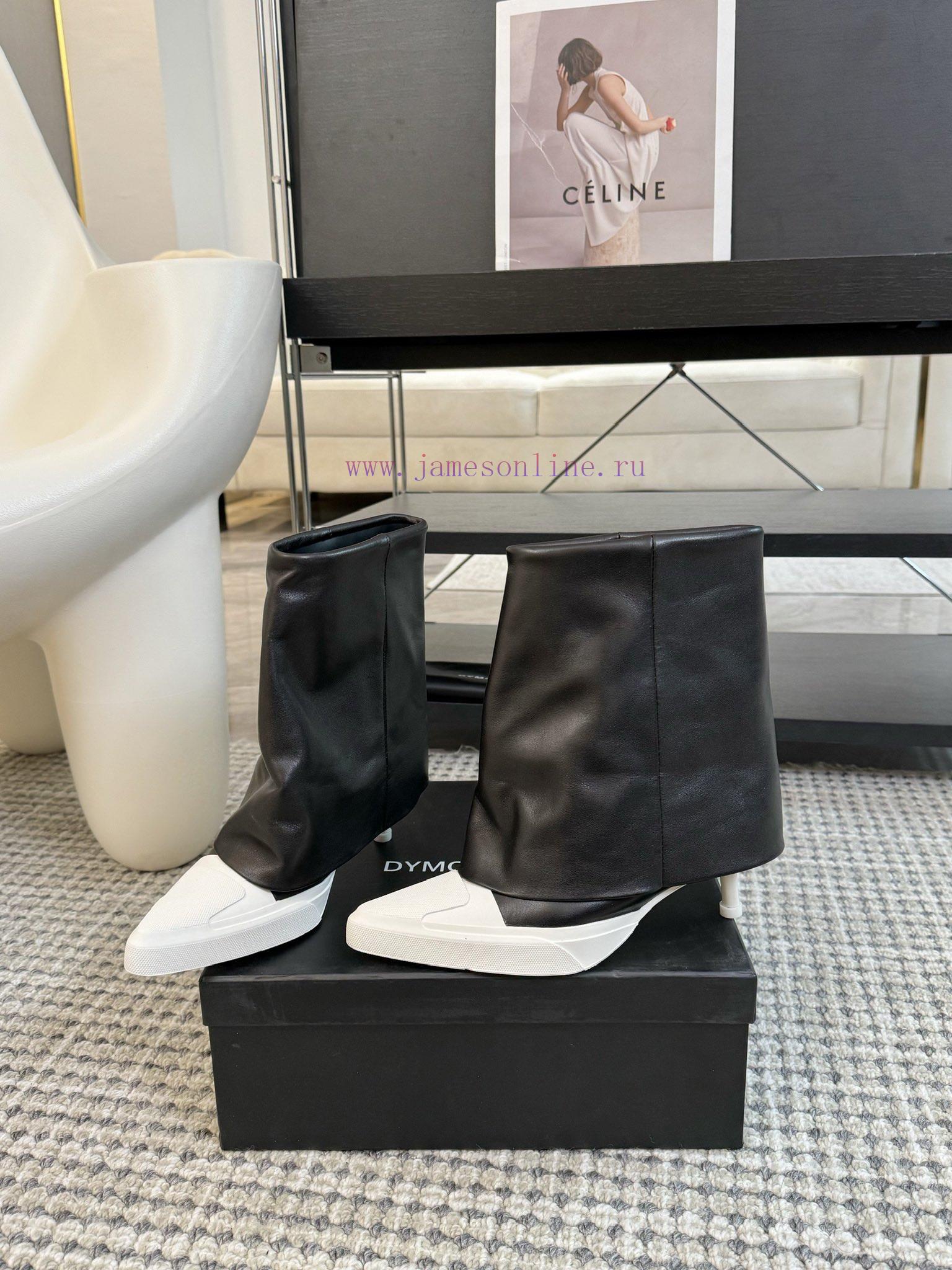 Short BootsDYMONLATRY Niche Designer's New Pointed Short BootsHeight Increase Within 3cm Easy E 4iit3m41 - Image 4