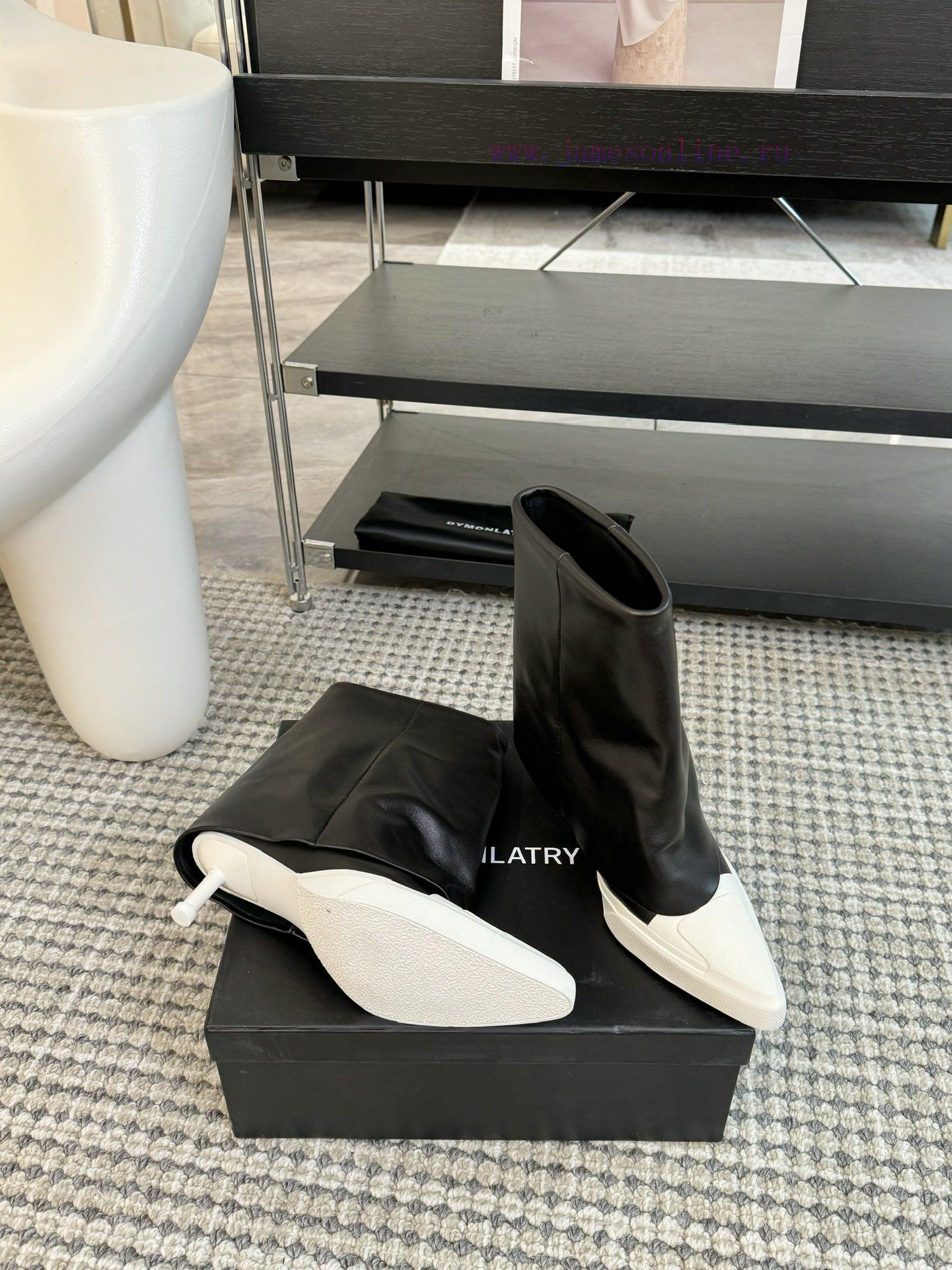 Short BootsDYMONLATRY Niche Designer's New Pointed Short BootsHeight Increase Within 3cm Easy E 4iit3m41 - Image 5