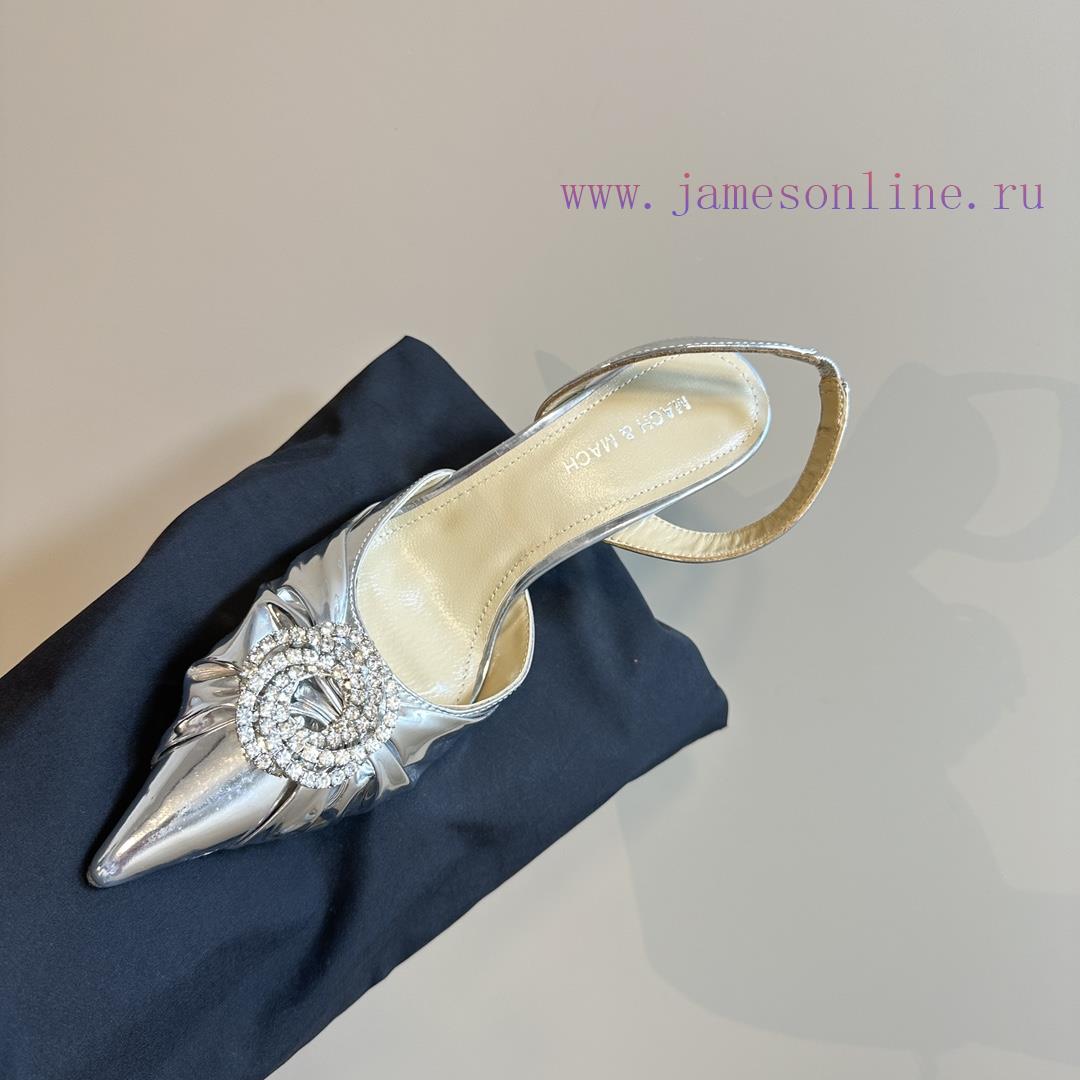 Mach&Mach Rhinestone Decorative Pointed High-heeled Hollow SandalsBeautiful Princess Shoes Whic qhrcrk6r - Image 9