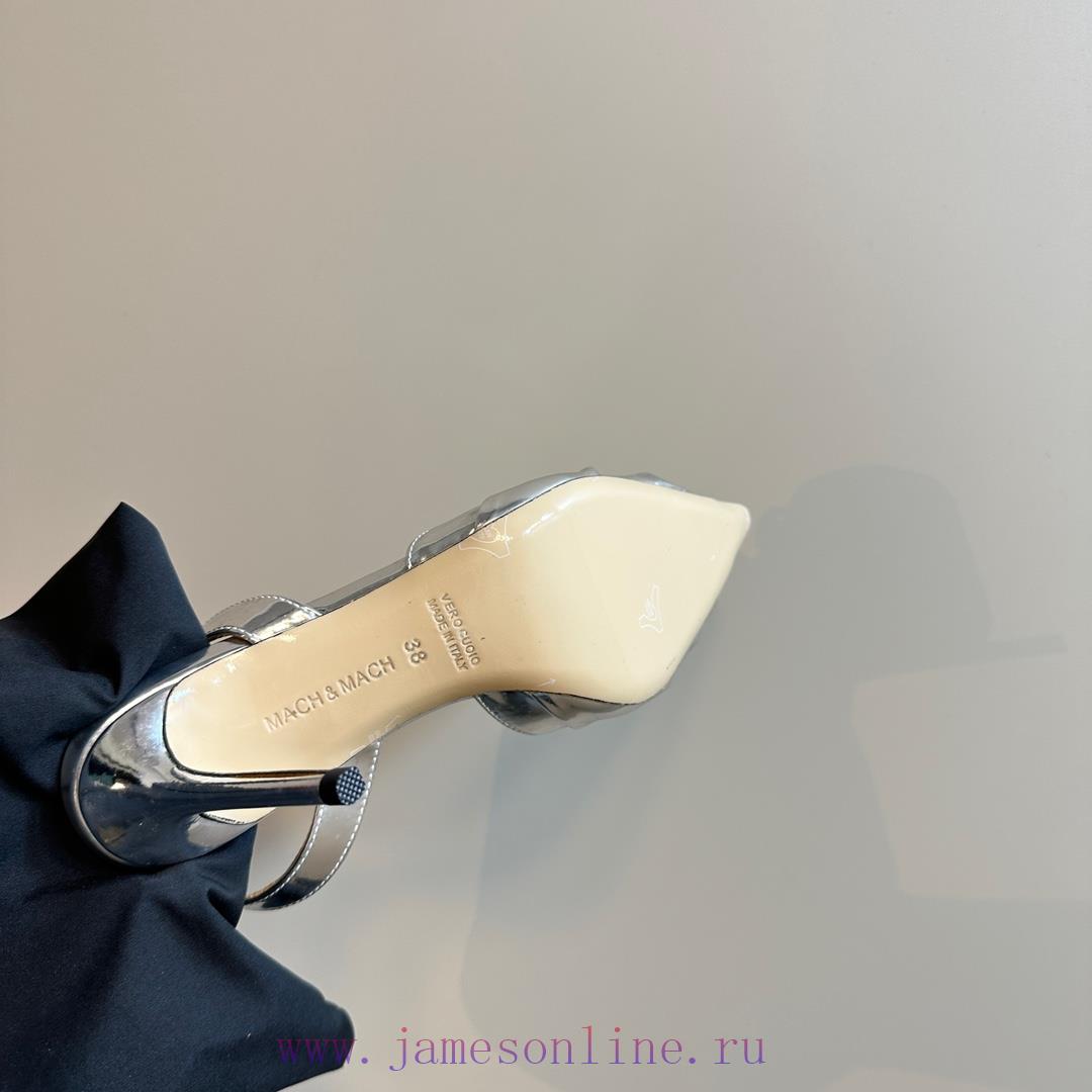Mach&Mach Rhinestone Decorative Pointed High-heeled Hollow SandalsBeautiful Princess Shoes Whic qhrcrk6r - Image 10