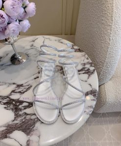Ren * Caovell *'s New Rhinestone Snake Shaped Flat Sandals Always Exude A Fairy Like Aura. The 6l3y24gt