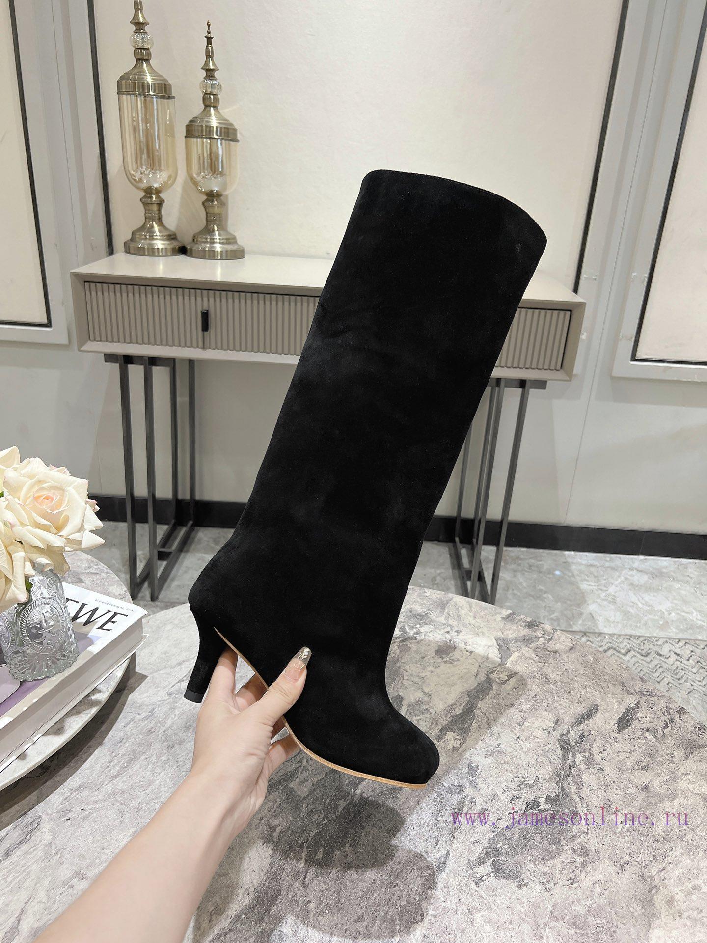 Top TierMM6 24 Early Autumn New High Boots I Really Love ThemCan Suede Boots Really Not Look To ny0d7x0s - Image 2
