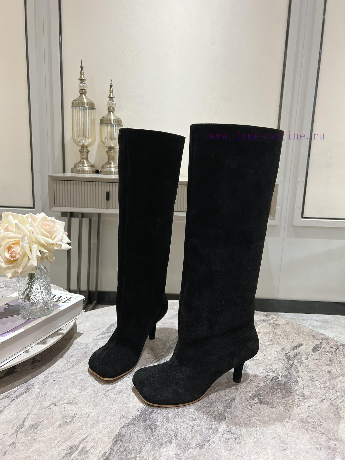 Top TierMM6 24 Early Autumn New High Boots I Really Love ThemCan Suede Boots Really Not Look To ny0d7x0s - Image 5