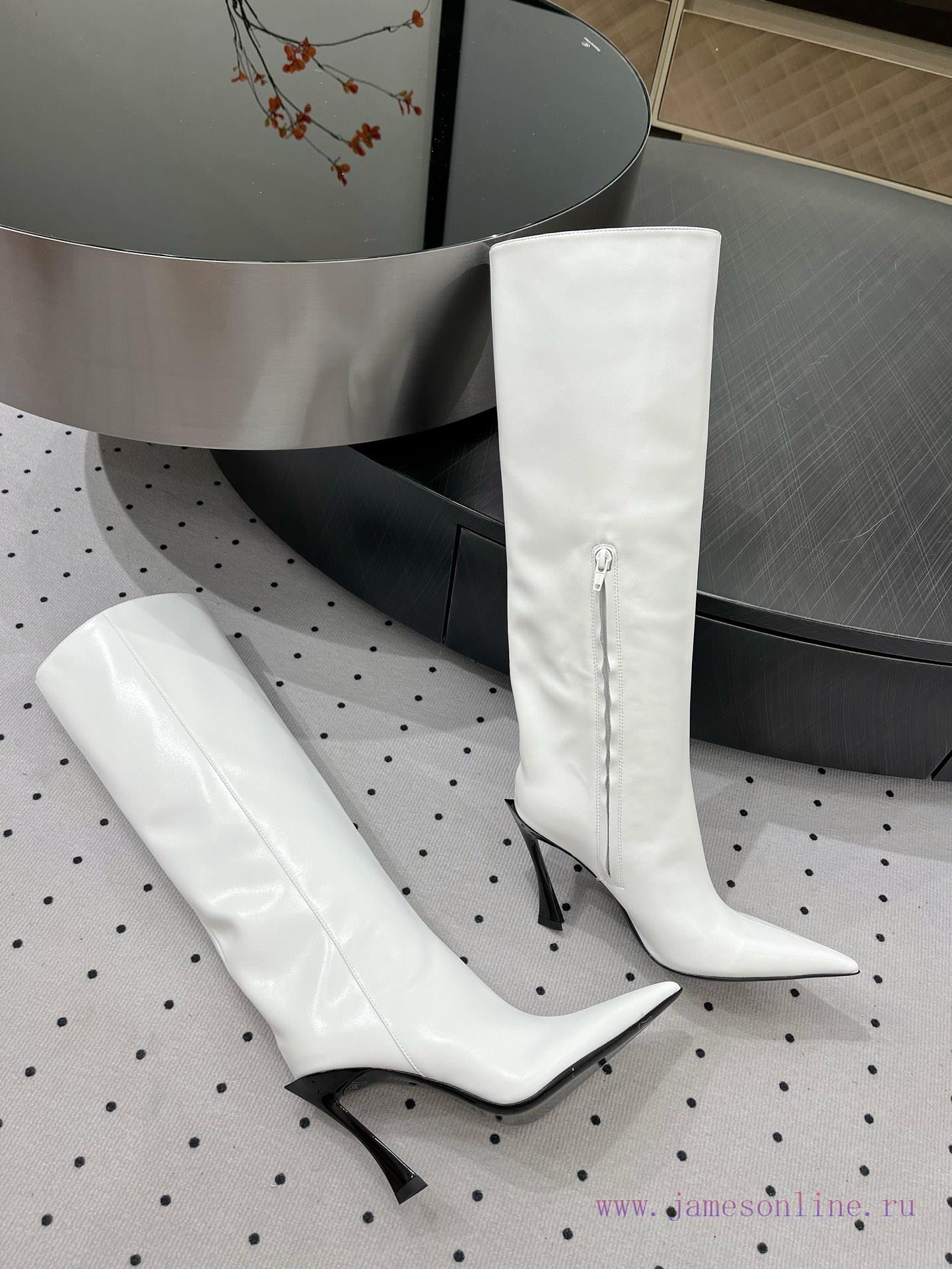 𝑴𝑼𝑮𝑳𝑬𝑹𝟐𝟒𝑭𝑾 Personalized And Advanced DesignFabric CowhideInner SheepskinLeather SoleElegant Sty 2r5vpivp - Image 5