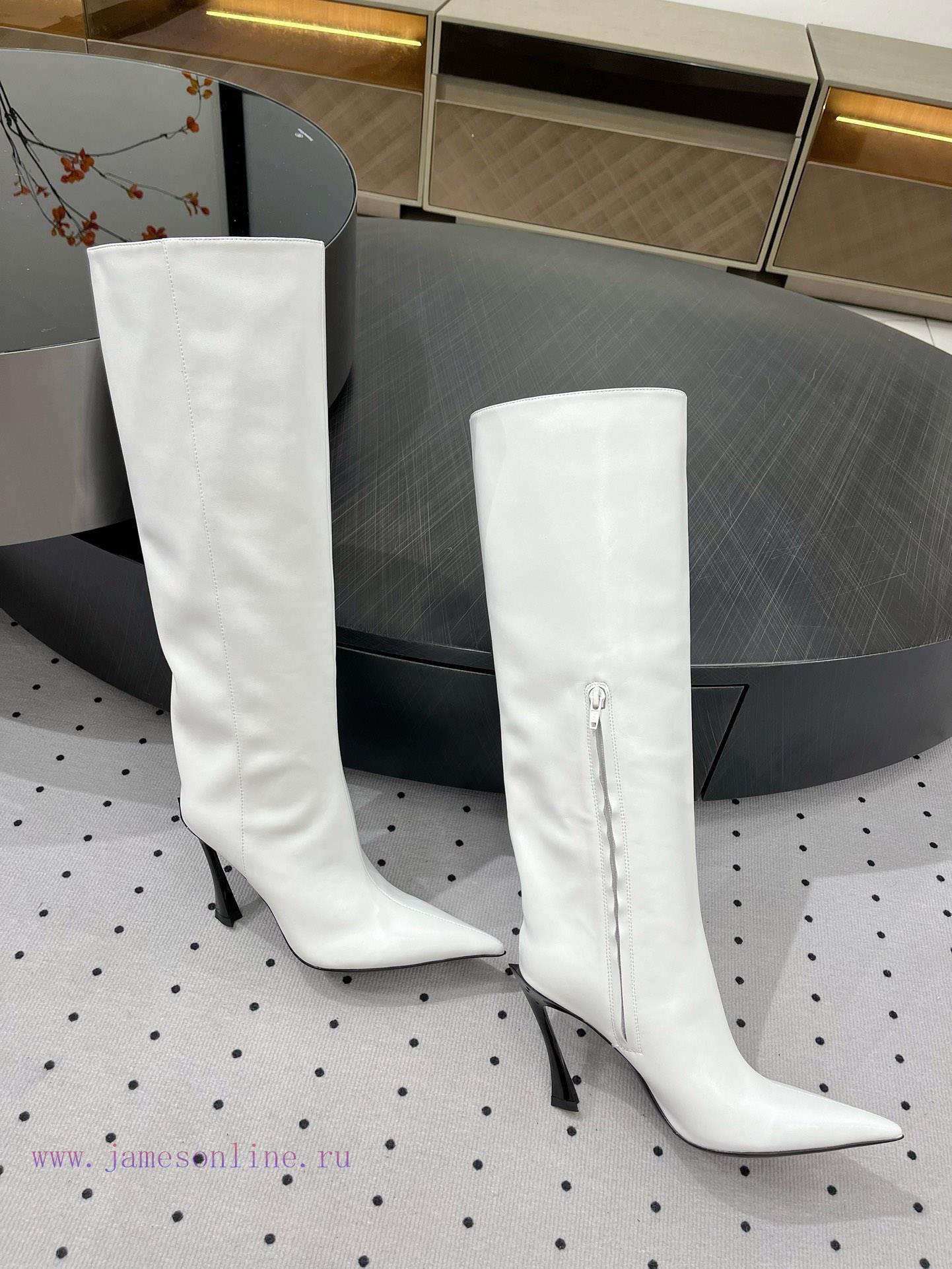 𝑴𝑼𝑮𝑳𝑬𝑹𝟐𝟒𝑭𝑾 Personalized And Advanced DesignFabric CowhideInner SheepskinLeather SoleElegant Sty 2r5vpivp - Image 8