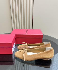 FERRAGAMO 24/ 🩰 Ferragamo Ballet Flat Shoes FAM's High-frequency Exposure In This Issue Ballet ha82suyg