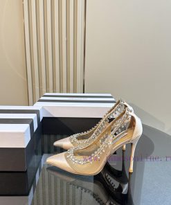 Aquazzura | Golden Pineapple New Product Crystal Diamond Single Shoes__________________________ n41n6aqk