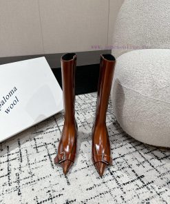 Paloma Wool Autumn/Winter New ProductsA Super Popular Cat With Pointed Retro Minimalist Leather s7p42no1