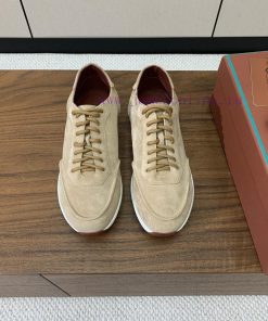 Loro Piana Couple's Casual Sports Shoes Are Simple And Fashionable With A Very Comfortable Uppe znc2679q