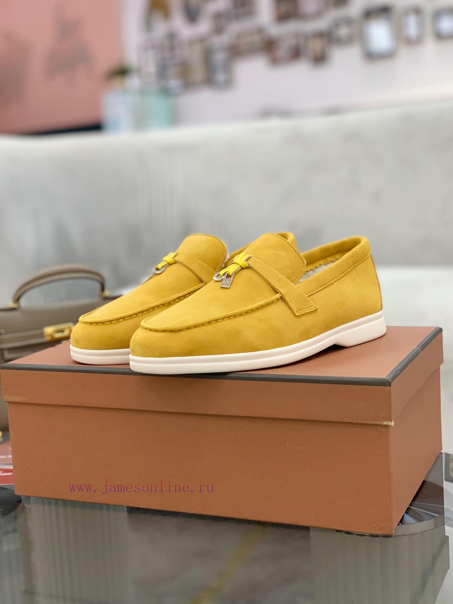 Loro Piana Lambhair Loafers Italy's Top Cashmere Retro Elegant Low-key Luxury Fashion Practical 5dtbjhjy - Image 6