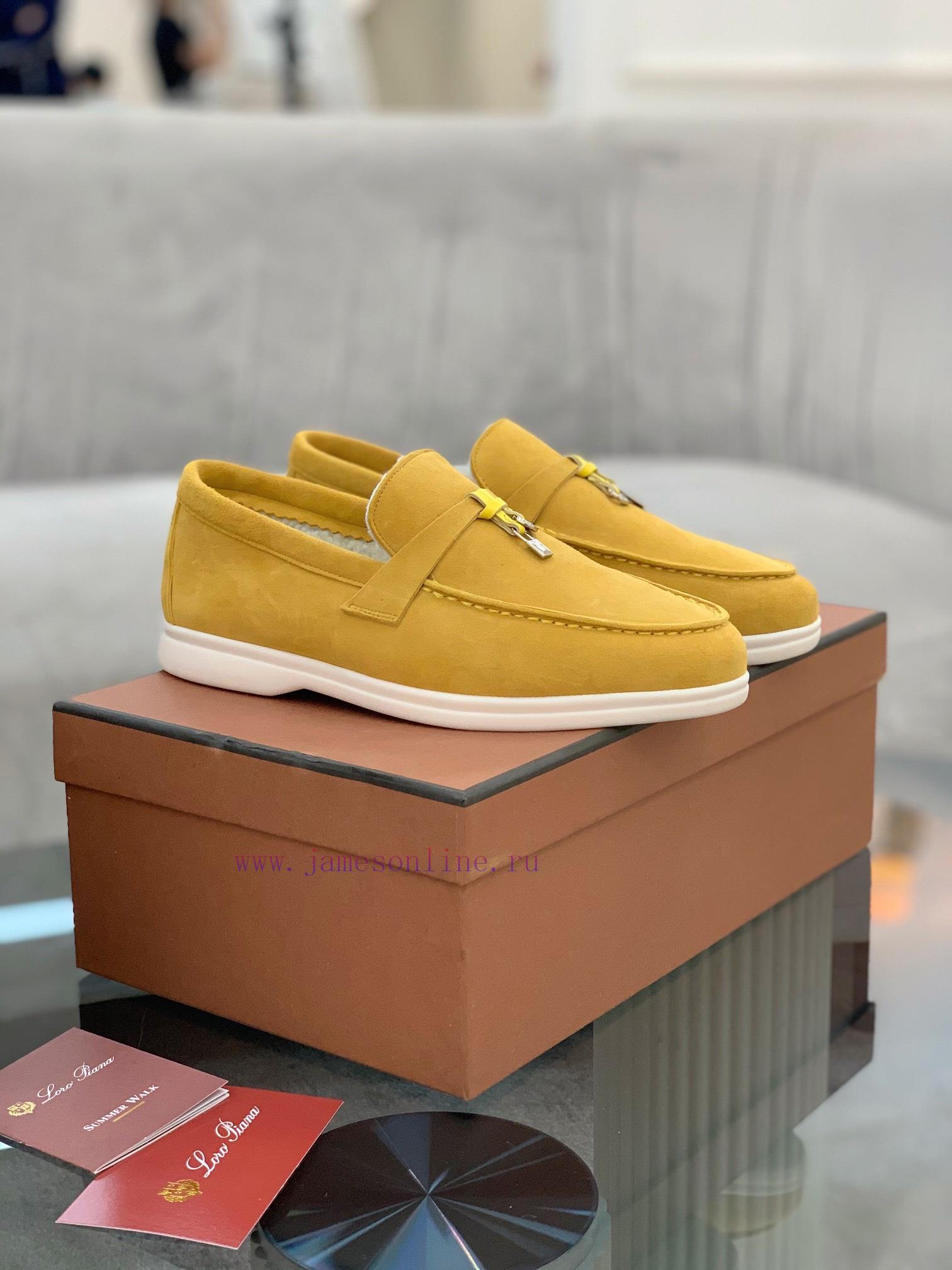 Loro Piana Lambhair Loafers Italy's Top Cashmere Retro Elegant Low-key Luxury Fashion Practical 5dtbjhjy - Image 9