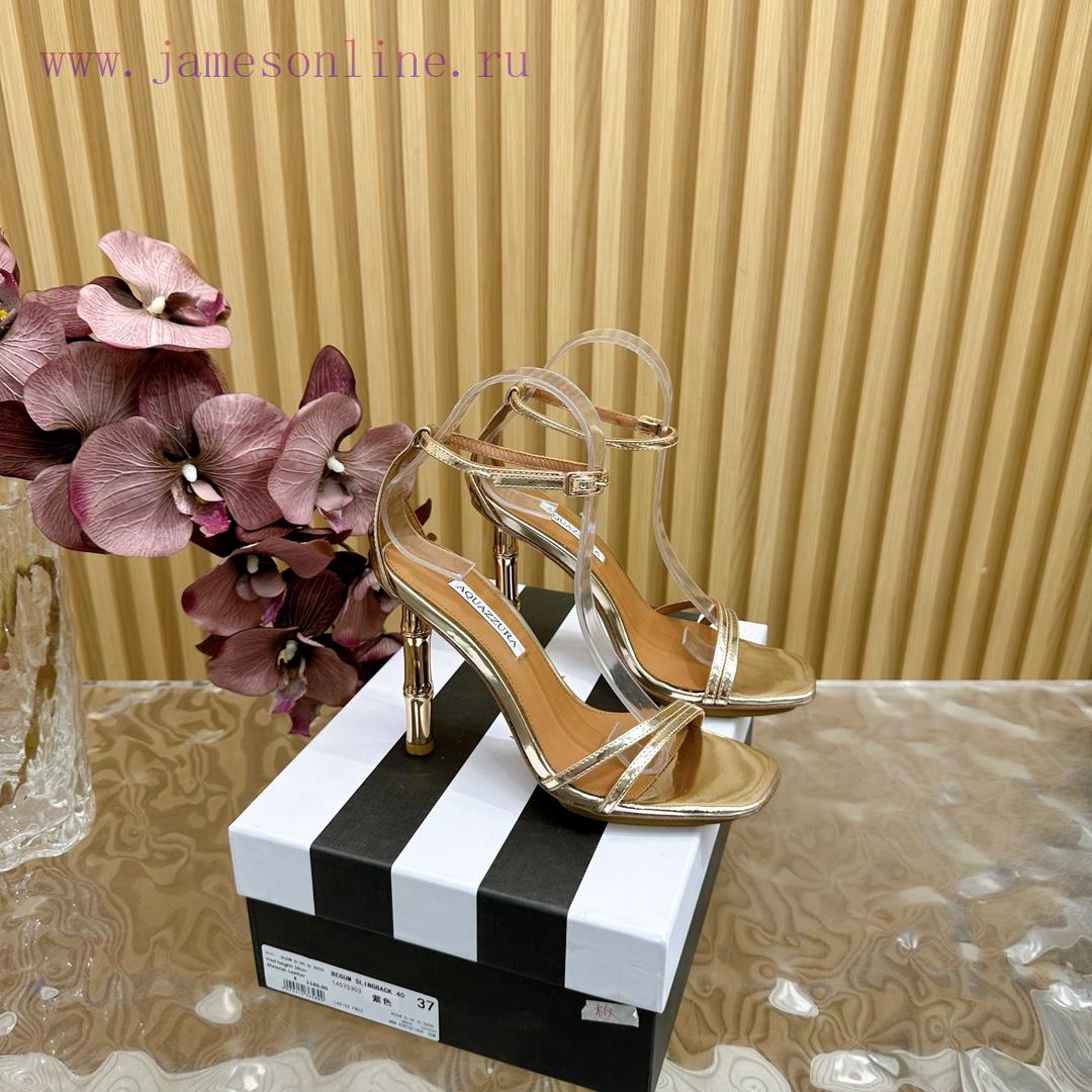 Aquazzura 2024 New Top Pineapple Women's Hollow High Heel Sandals Original 1:1 Open Mold Heel S il9li0ww