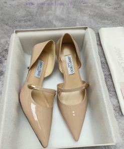 JIMMY CHOO Versatile Charm High Heels Made Of Brushed Leather Material To Achieve The Classic O xqxu7xxm