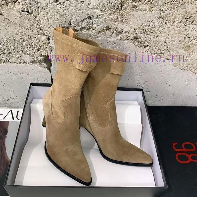Top Qualitya.s 98 Fw24 New Arrival~ A. S 98 2024 Autumn/Winter New High Heel Pointed Short Boot hd52hk70 - Image 4