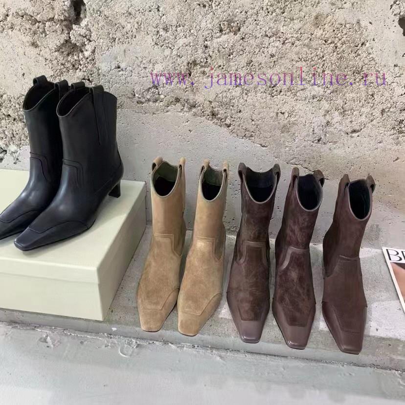 Top Qualityunfolio Fw24 New Arrival~ UNFOLIO 2024 Autumn/Winter New Retro Western Cowboy BootsI we01uwsl - Image 10