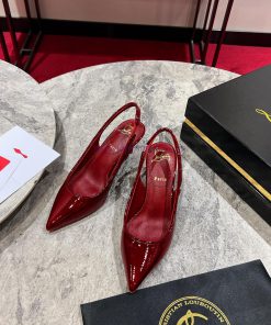 CL Deduction Is Empty. W️This High-heeled Shoe Is Made Of Black Calf Leather And Features A Del 2rtlvgi4