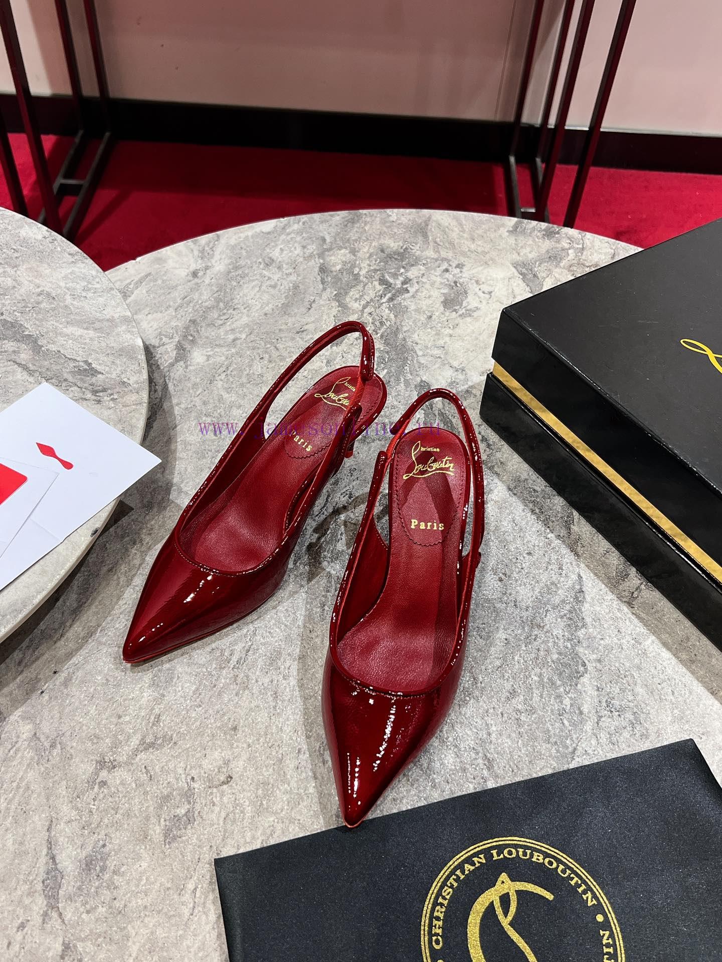 CL Deduction Is Empty. W️This High-heeled Shoe Is Made Of Black Calf Leather And Features A Del 2rtlvgi4 - Image 2