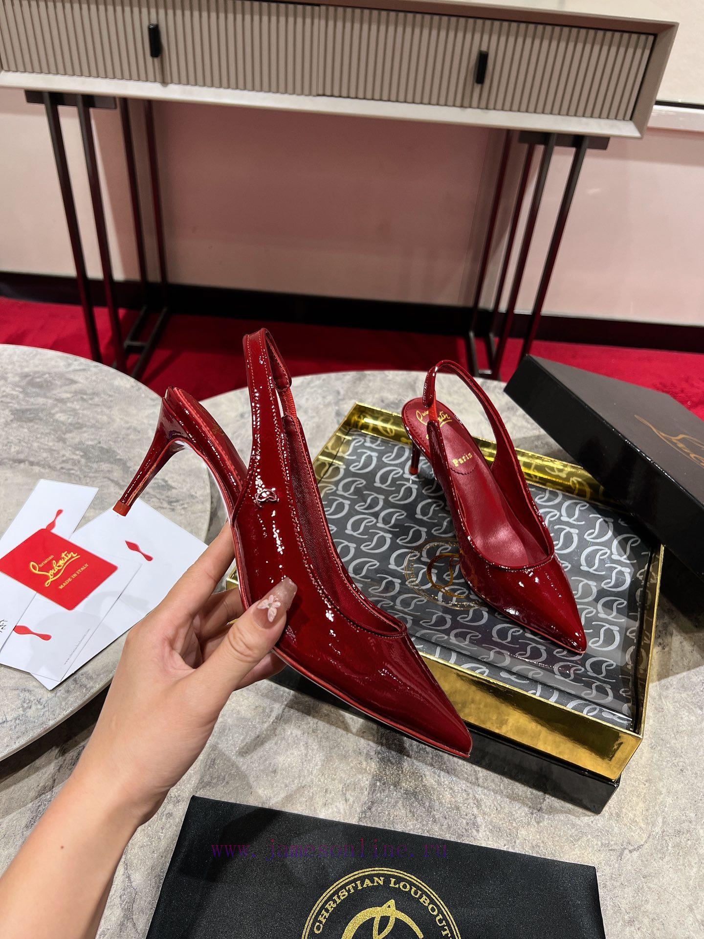 CL Deduction Is Empty. W️This High-heeled Shoe Is Made Of Black Calf Leather And Features A Del 2rtlvgi4 - Image 6