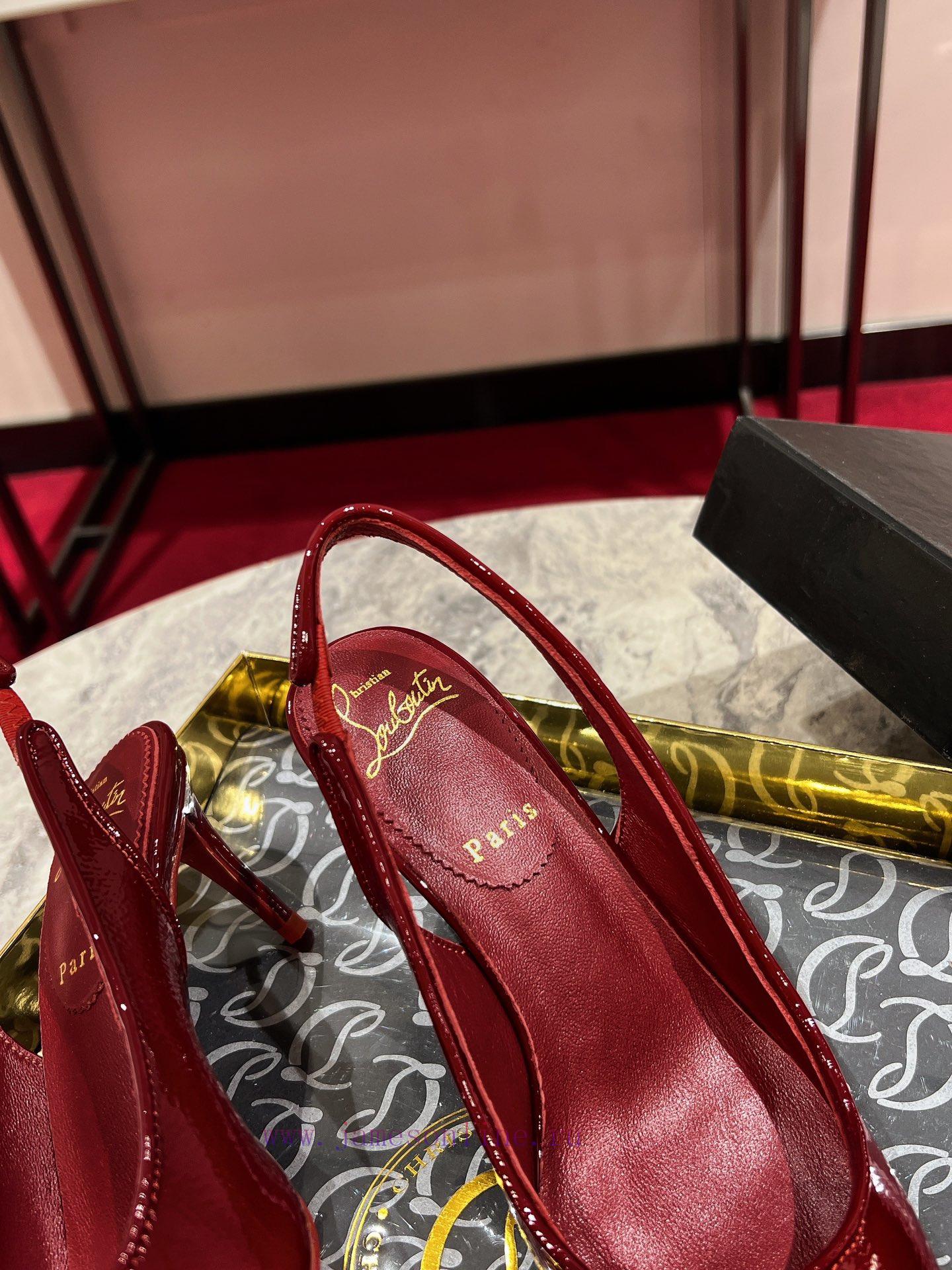 CL Deduction Is Empty. W️This High-heeled Shoe Is Made Of Black Calf Leather And Features A Del 2rtlvgi4 - Image 7