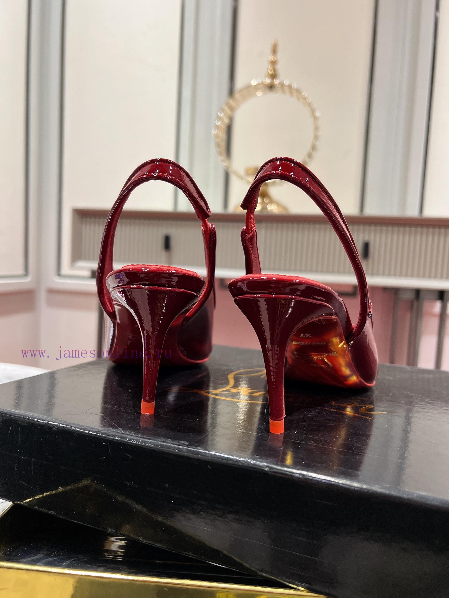 CL Deduction Is Empty. W️This High-heeled Shoe Is Made Of Black Calf Leather And Features A Del 2rtlvgi4 - Image 10