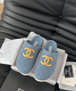 Chanel 24B New Fur SlippersThis Fur Mop Is Really CuteSoft And Fluffy Fur Comfortable And Warm uudbaa66