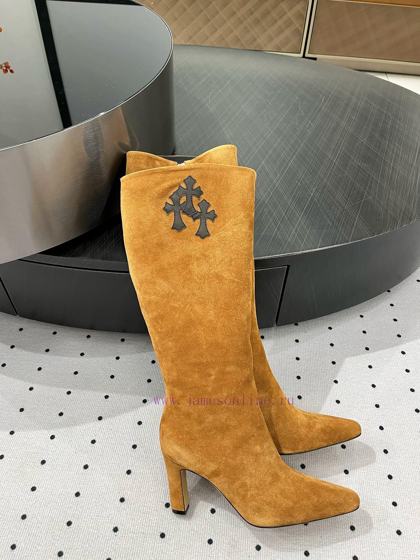 𝒄𝒉𝒓𝒐𝒎𝒆𝒉𝒆𝒂𝒓𝒕𝒆𝟐𝟒𝑭𝑾 New Explosive ModelsFabric Made Of Cow SuedeInner SheepskinLeather SoleElegant qyx0z845 - Image 5